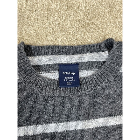 6 Boys Toddlers 18-24m,2t Sweater Vest Hat Baby Gap Children Place Winter Fall - Picture 7 of 15